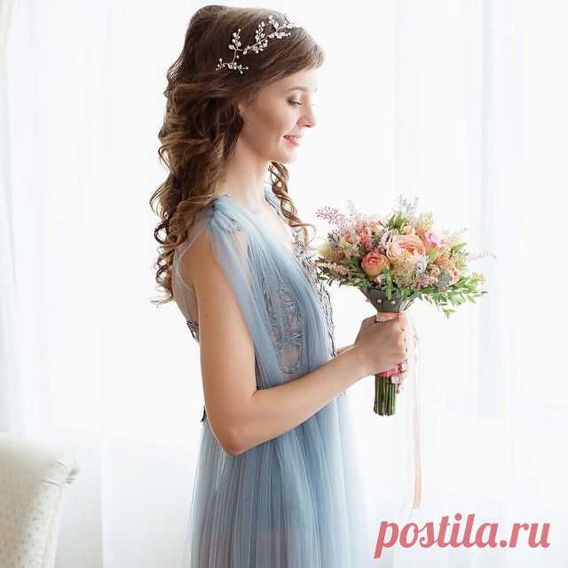 Невеста Аня с веночком #olgadelice ))) #olgadelice_bride