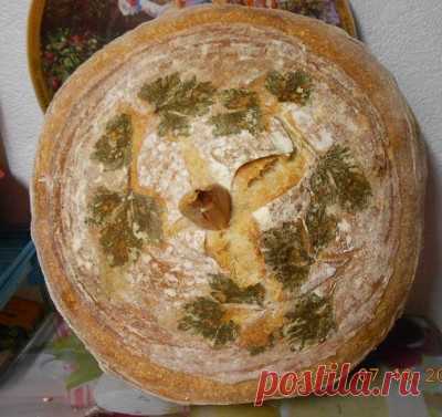 Хлеб с пастой из печеного чеснока и сыра : Хлеб, батоны, багеты, чиабатта