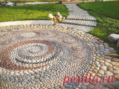 Садовые дорожки из гальки на вашей даче