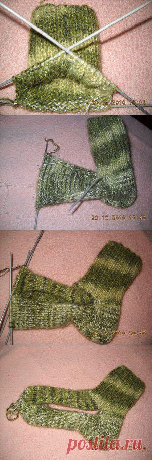Мастер класс по вязанию носков Татьяны Шелудяковой. | Своими руками &#8212; интернет журнал