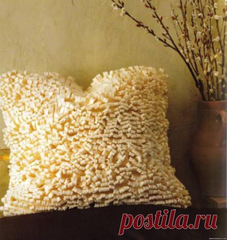 Роскошная подушка своими руками - Техники Мастер-классы Уроки - Ручная работа Мода Дизайн Декор Переделки Уроки - Каталог статей - "MirPiar.com" - Справочно-информационный портал. Донецк