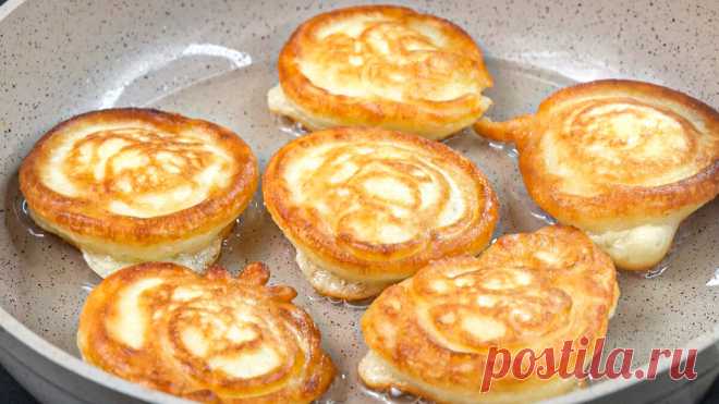 Оладьи как пончики. Самые вкусные и пышные.