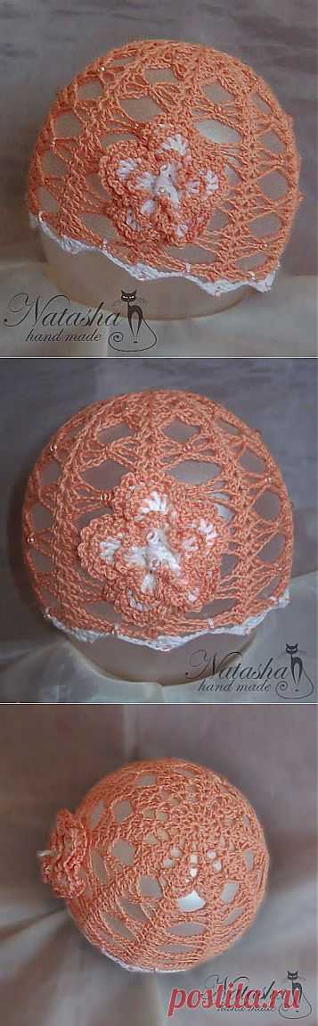 Natasha hand made : Летняя шапочка для малышки