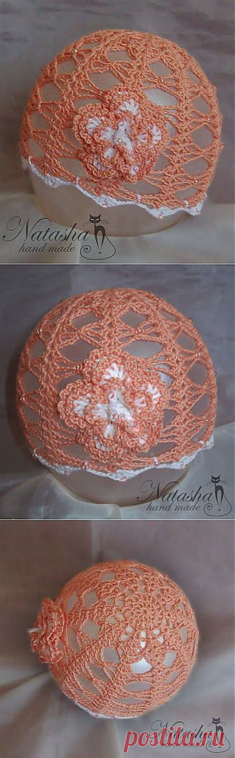 Natasha hand made : Летняя шапочка для малышки
