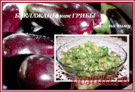 Баклажаны как грибы | Все ладно
