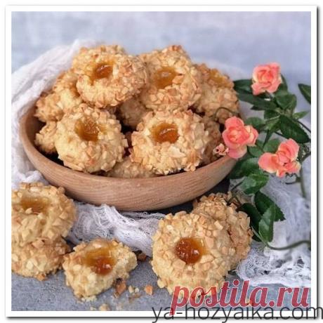 Печенье с джемом посередине. Песочное печенье с начинкой из варенья