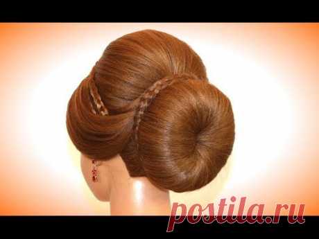 Hairstyles for long hair. Updo hairstyles. - YouTube