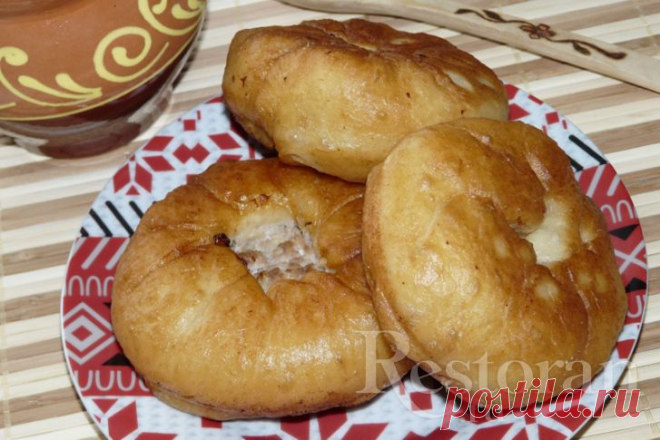 Беляши с мясом.