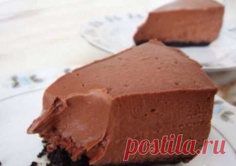 Шоколадный чизкейк для сладкоежек, сидящих на диете
