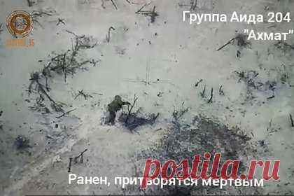Кадыров показал видео с добиванием раненого и прикинувшегося мертвым бойца ВСУ. Глава Чеченской Республики Рамзан Кадыров опубликовал видеозапись с добиванием раненого бойца Вооруженных сил Украины. На кадрах, снятых с коптера, в подписи сообщается, что военнослужащий прикинулся мертвым. На него с беспилотника сбрасывают боеприпас, который взрывается при соприкосновении с поверхностью.