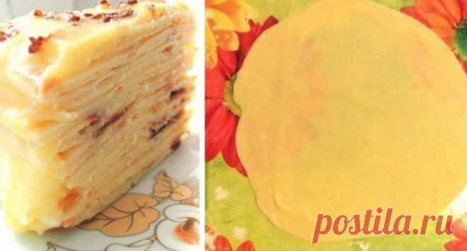 Сказочно вкусный торт с творожным заварным кремом.   >>>>>>>