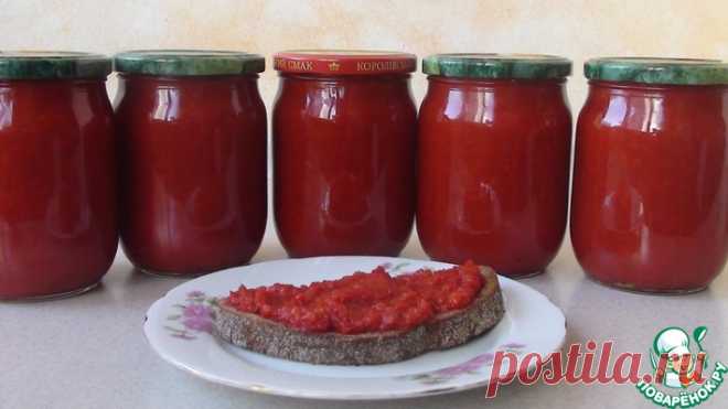 Паста из болгарского перца Кулинарный рецепт