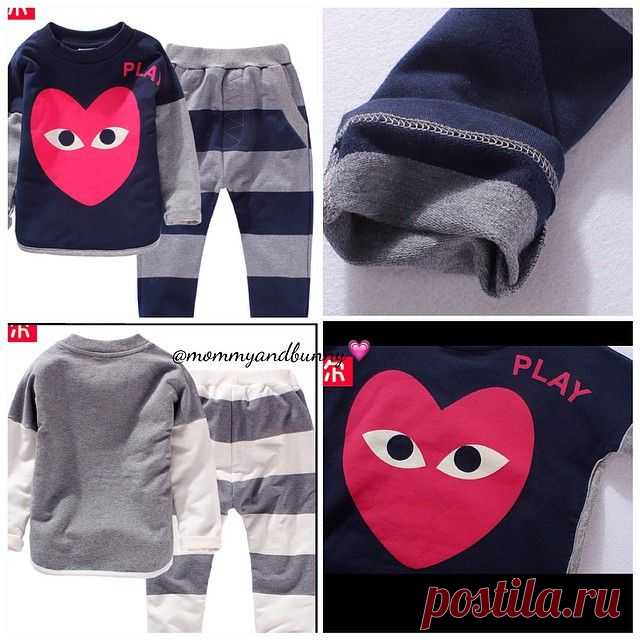 Костюм Play под COMME DES GARÇONS😍 качество👌 размеры 3-6 лет. Черный/серый цвета. Цена 1800р. Заказать ✅Whatsapp +79502825472, +79644424
65