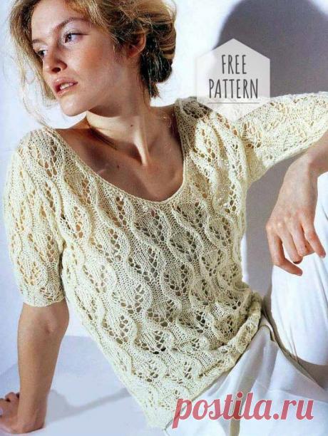 Beautiful Spring Blouse Free Pattern