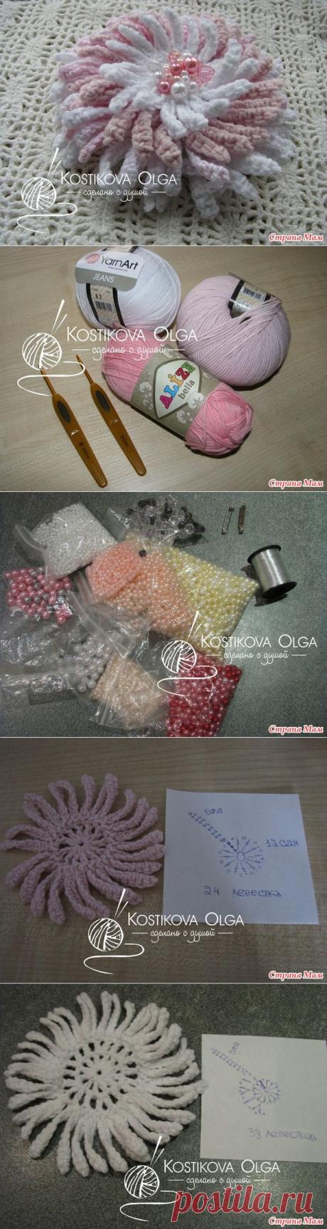 Роскошный цветок. МК