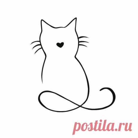 Рисуем с детьми силуэты кошек — Поделки с детьми