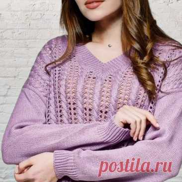 Весна почти на пороге! Вяжем ажурные пуловеры спицами | Вязание с Paradosik_Handmade | Дзен