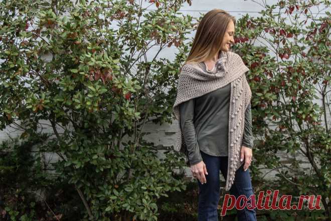 Reverie Ruana Free Crochet Pattern - Life and Yarn