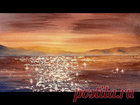 Блики на воде. Интересная техника.