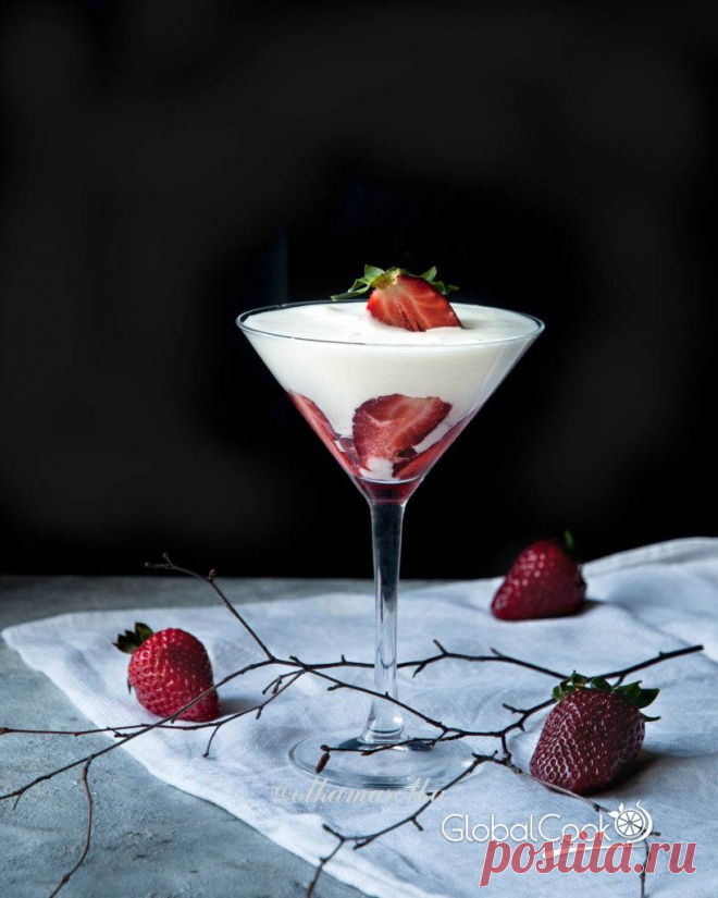 Силлабаб (Syllabub) с клубникой и шампанским – Рецепт пошагово с фото