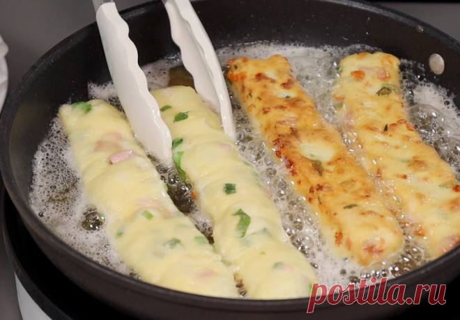 Пышные закусочные палочки к чаю