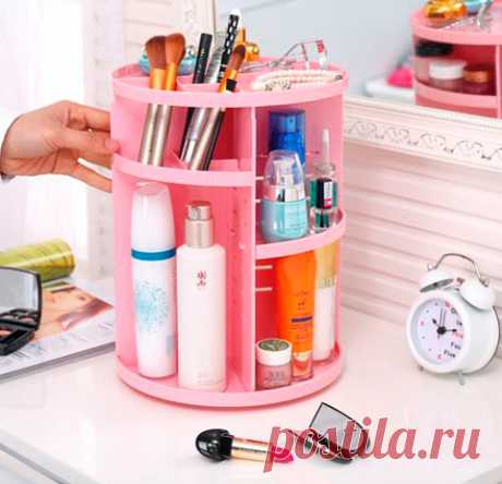Вращающийся органайзер для косметики COSMETIC BOX 360