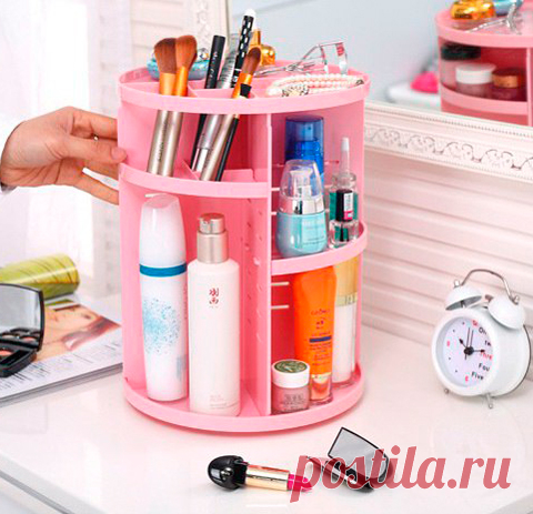 Вращающийся органайзер для косметики COSMETIC BOX 360