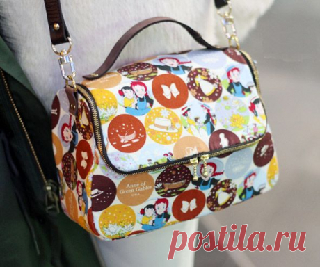 Cute Zipper Bag Tutorial. Сумочка на молнии ~
