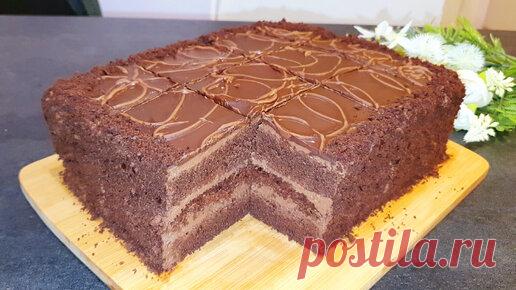 Шоколадный торт за 15 минут, НЕЖНОЕ и ОЧЕНЬ ВКУСНОЕ. Легкий рецепт. | SHIRIN DUNYO | Дзен