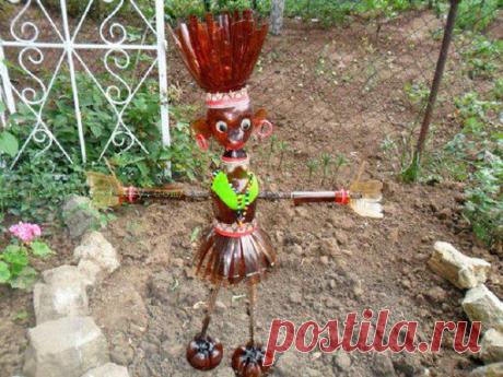 На даче