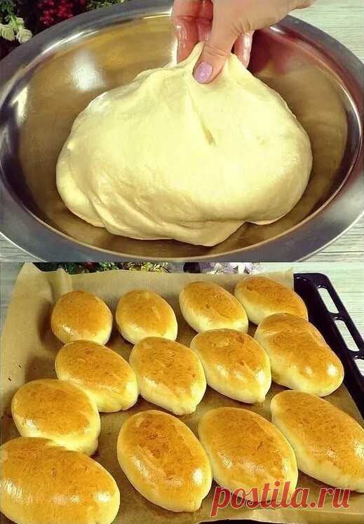 Мой любимый рецепт теста для пирожков.
Пирожки всегда получаются вкусные: хоть жарь, хоть выпекай

Рецепт теста:
350 мл. кефира
130 мл. молока
10 г сухих
2 яйца (из них 1 желток на смазку, а белок в тесто)
130 мл. растительного масла
2 ст. ложки сахара
1 и ещё 1/3 ч. ложки соли
900 г — 1 кг муки

В миску налить тёплое молоко.
Добавить 1 столовую ложку сахара из общего количества.
Всыпать сухие дрожжи, перемешать, дать постоять. Хотя сухие дрожжи можно предварительно не акт...