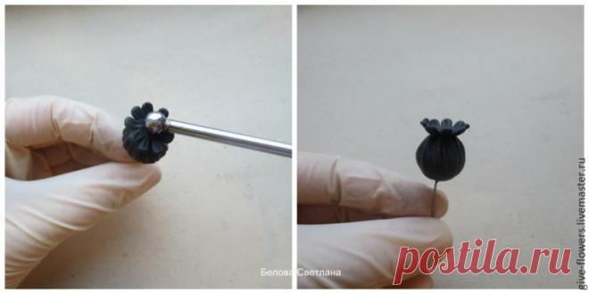 Мастер-класс по созданию коробочки мака из полимерной глины - Ярмарка Мастеров - ручная работа, handmade