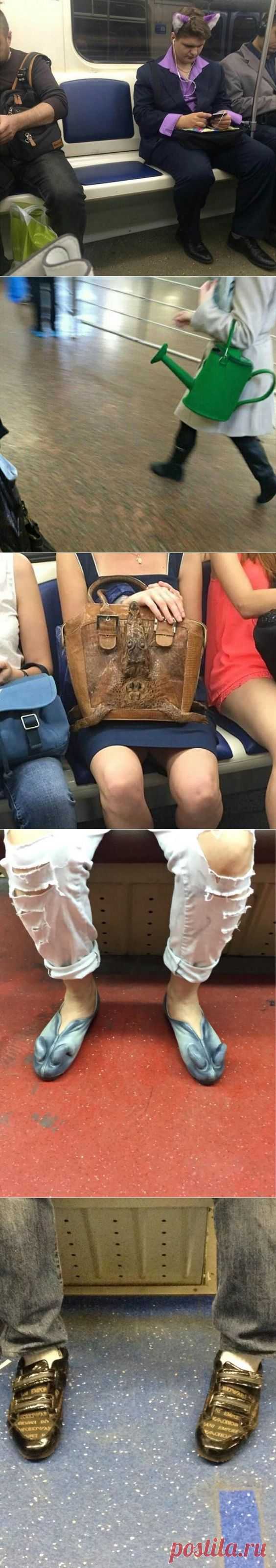 Осторожно, здесь может быть ваша фотография: мода в метро (34 фото)