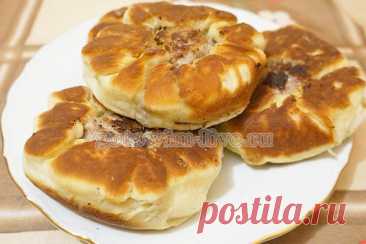 Беляши с мясом из дрожжевого теста — Готовим дома