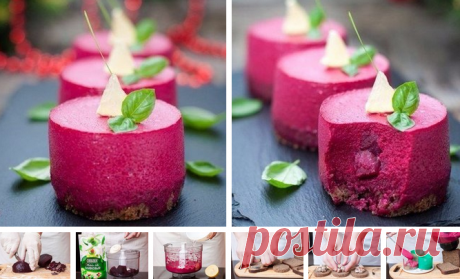 Праздничная селёдка под шубой со свекольным пюре.