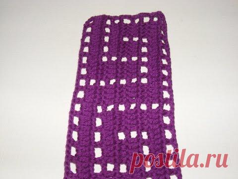 Греческий узор крючком. Greek crochet pattern.