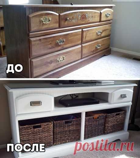 Комод до и после переделки / Мебель / ВТОРАЯ УЛИЦА