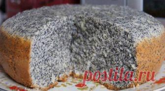 Вкуснейший пирог маковник. Очень вкусный и полезный десерт, а готовится просто и быстро!