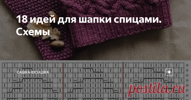 18 идей для шапки спицами. Схемы А вы связали себе шапки? А подарки на новый год? Вот и у меня еще ничего не связано. Была идея идея навязать варежек и всем подарить, но пока ничего не готово. Видимо, не очень надо, пока.  Но я нашла немного схем шапок спицами. Мне они очень понравились, вот делюсь.  Оставлю еще схему, как убавки делать.  На этом все. Спасибо, что дочитали! Вяжите и посылайте позитивные мысли в космос! P.S.: все фото взяты в сети интернет