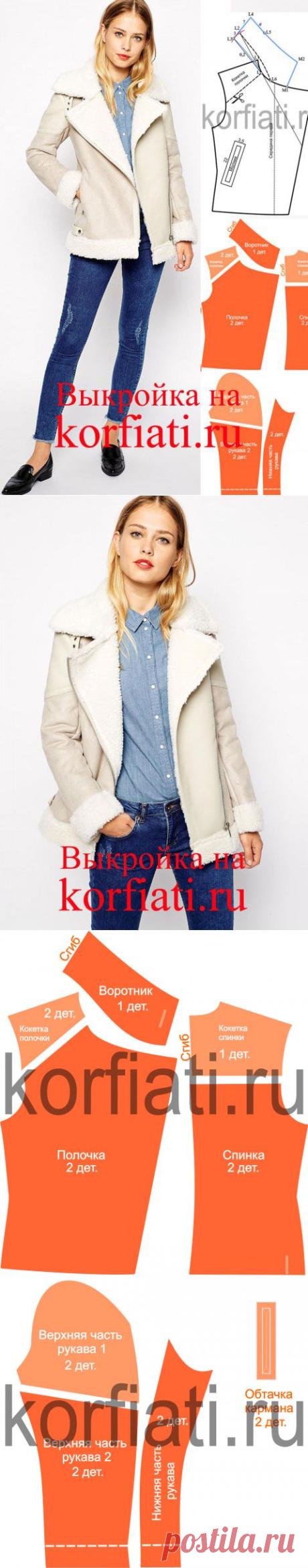 Выкройка дубленки от ШКОЛЫ ШИТЬЯ
