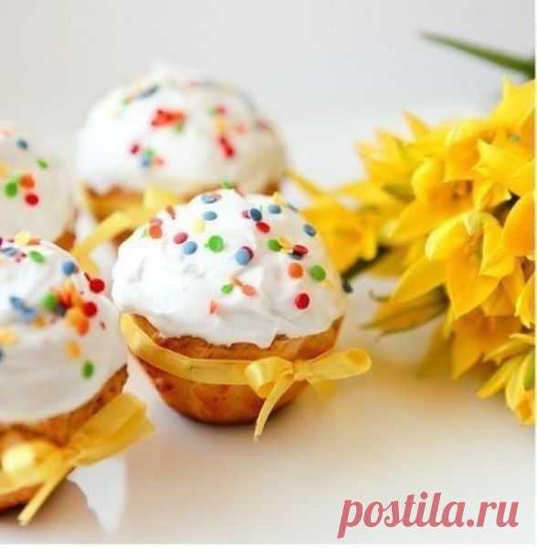 ТВОРОЖНЫЕ КУЛИЧИКИ К ПАСХЕ