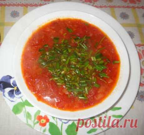 Постный борщ с фасолью- рецепт