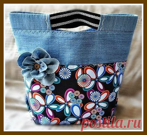 Джинсовые сумки.