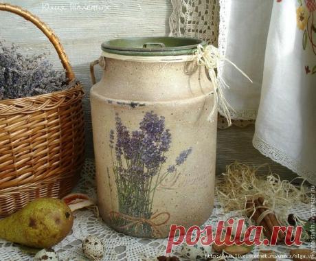 Кувшинчики, бидончики, горшочки... декупаж.