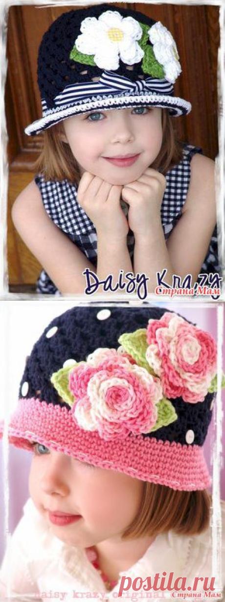 Вяжем нашим принцессам шапочку от Daisy Krazy... (МК). - Страна Мам