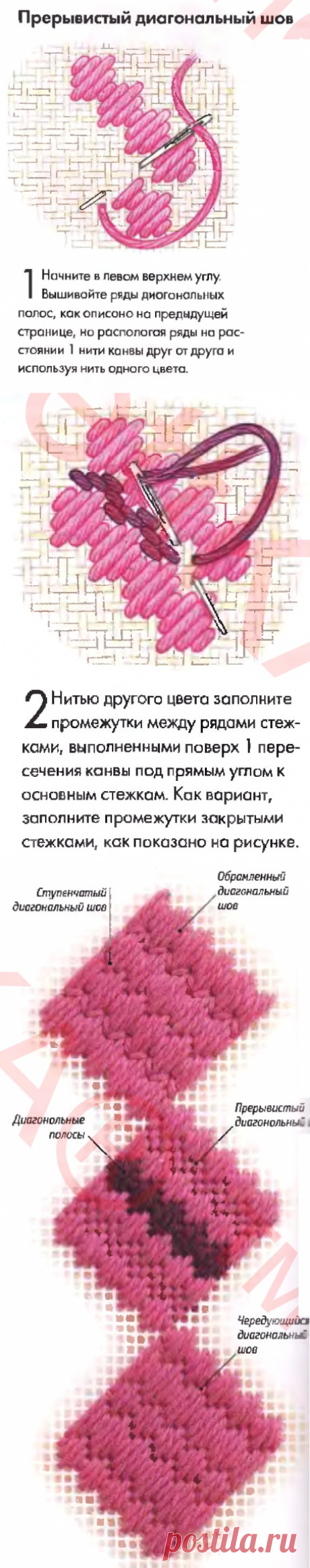 ОСНОВЫ ГОБЕЛЕНА ☼ ДИАГОНАЛЬНЫЕ ШВЫ / Всё из мира рукоделия (изучаю и делюсь различными техниками и видами рукоделия)