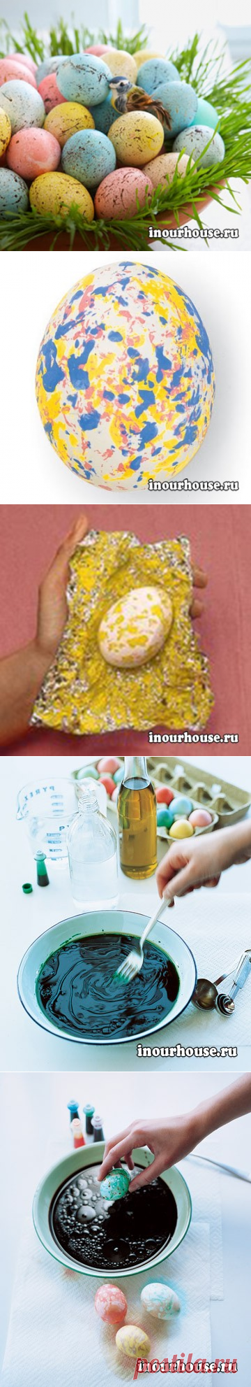 Красим яйца: хаотичный узор | В нашем доме