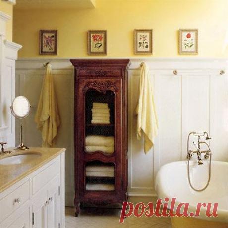 О сочетании разной мебели в ванной комнате