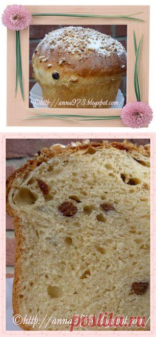 Пасхальный кулич на закваске | Выпечка хлеба и не только...