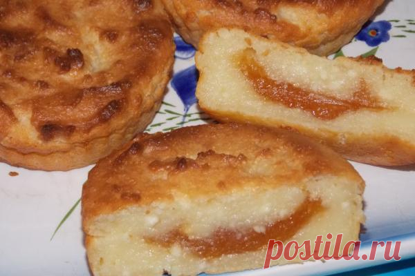Творожные сырники с начинкой в духовке | CityWomanCafe.com